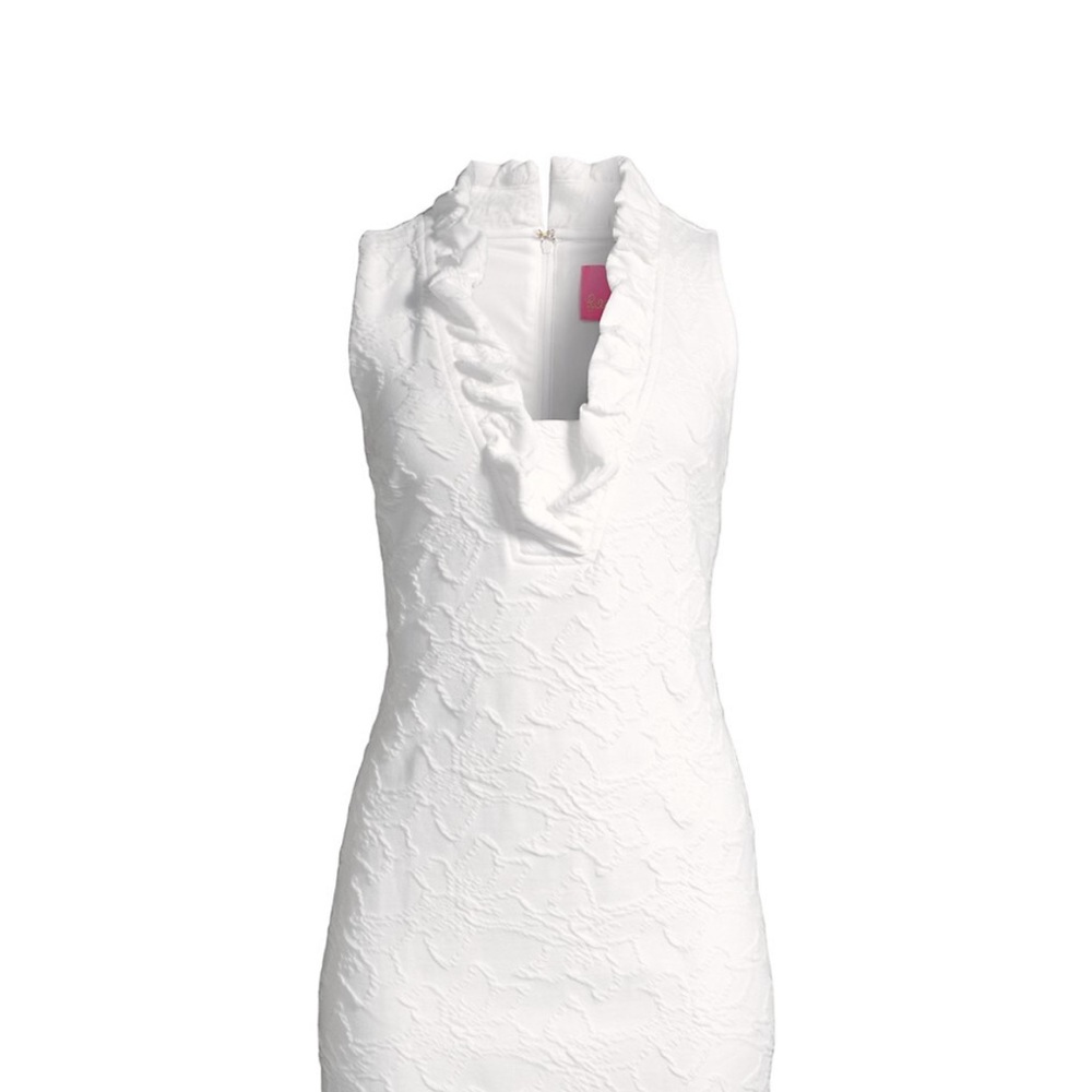 New Lilly Pulitzer Tisbury Shift Dress in Resort White